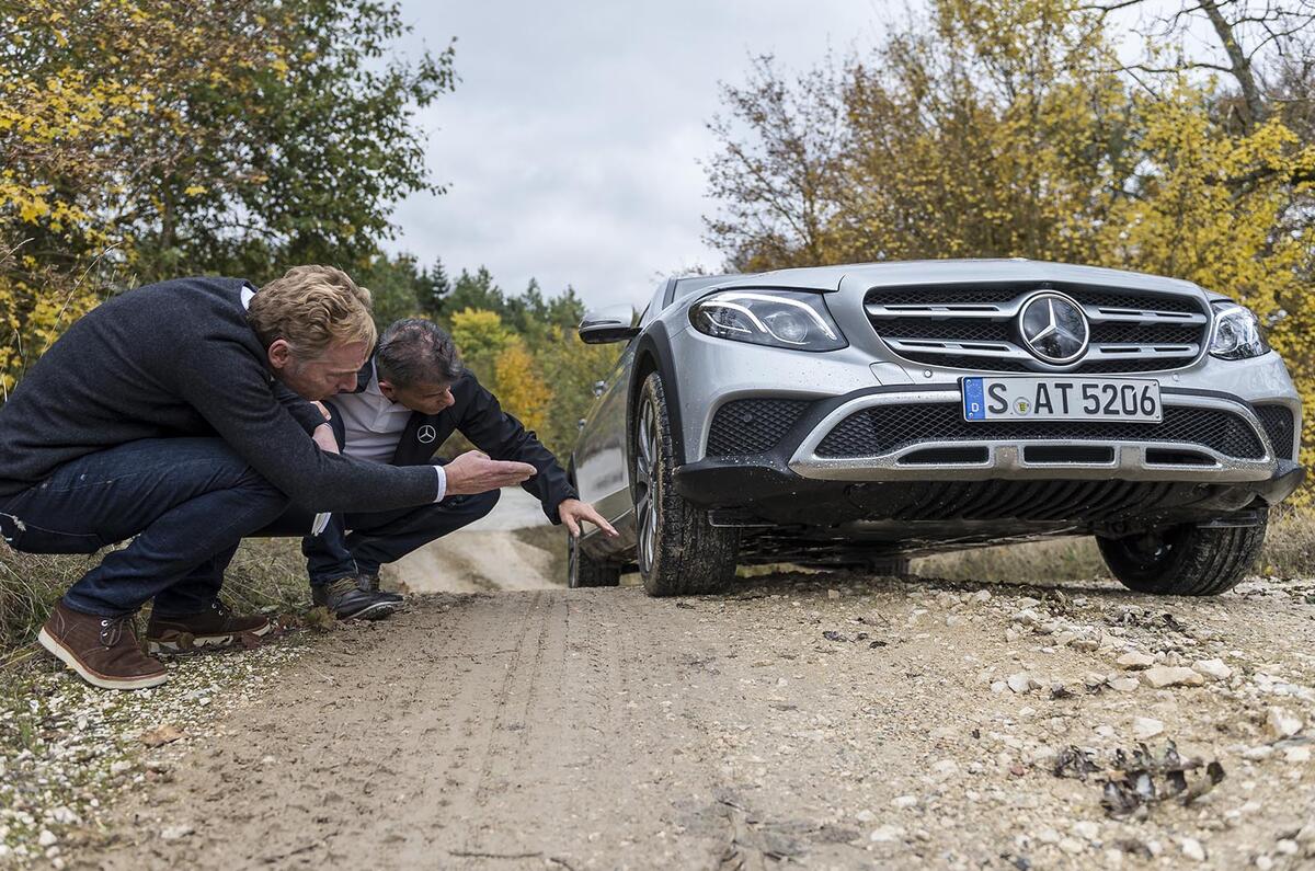 Mercedes-Benz E-Class All-Terrain - first passenger ride