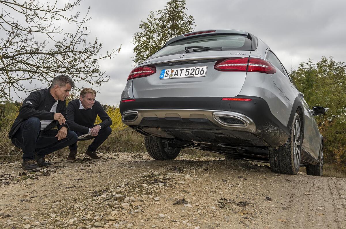Mercedes-Benz E-Class All-Terrain - first passenger ride