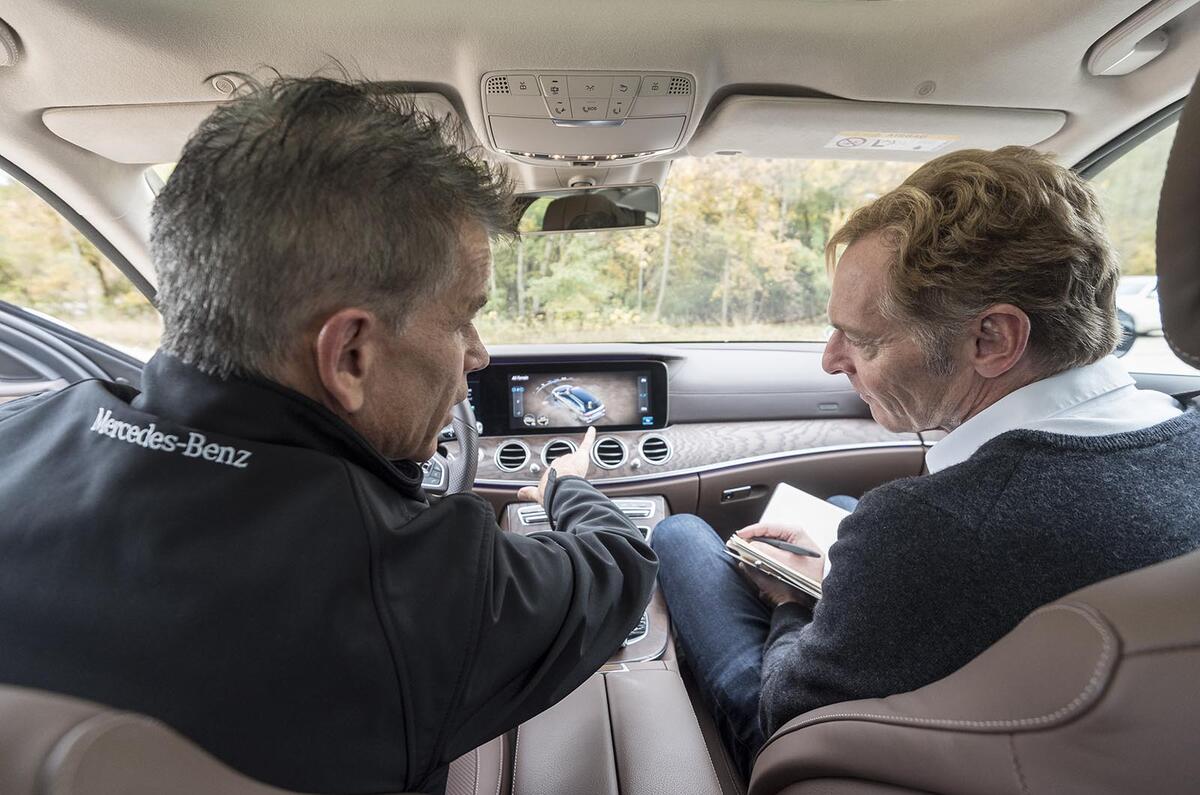 Mercedes-Benz E-Class All-Terrain - first passenger ride