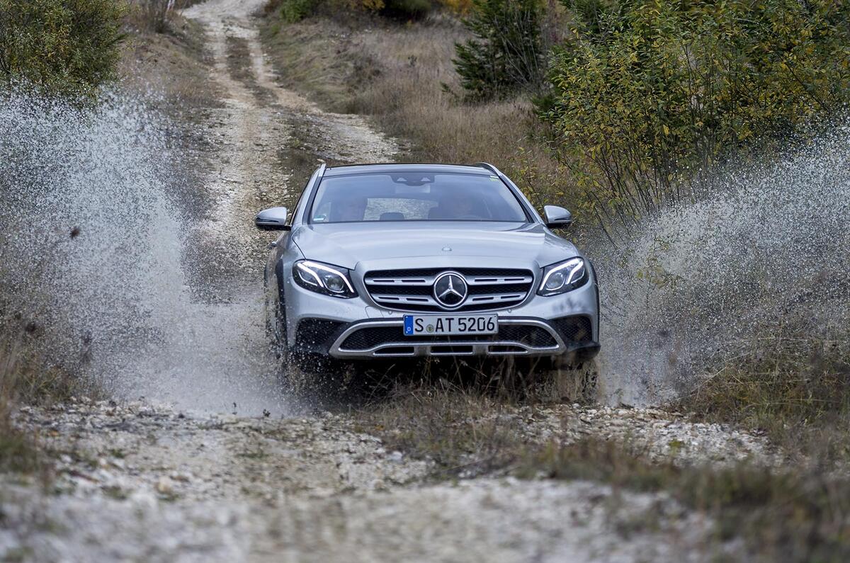 Mercedes-Benz E-Class All-Terrain - first passenger ride