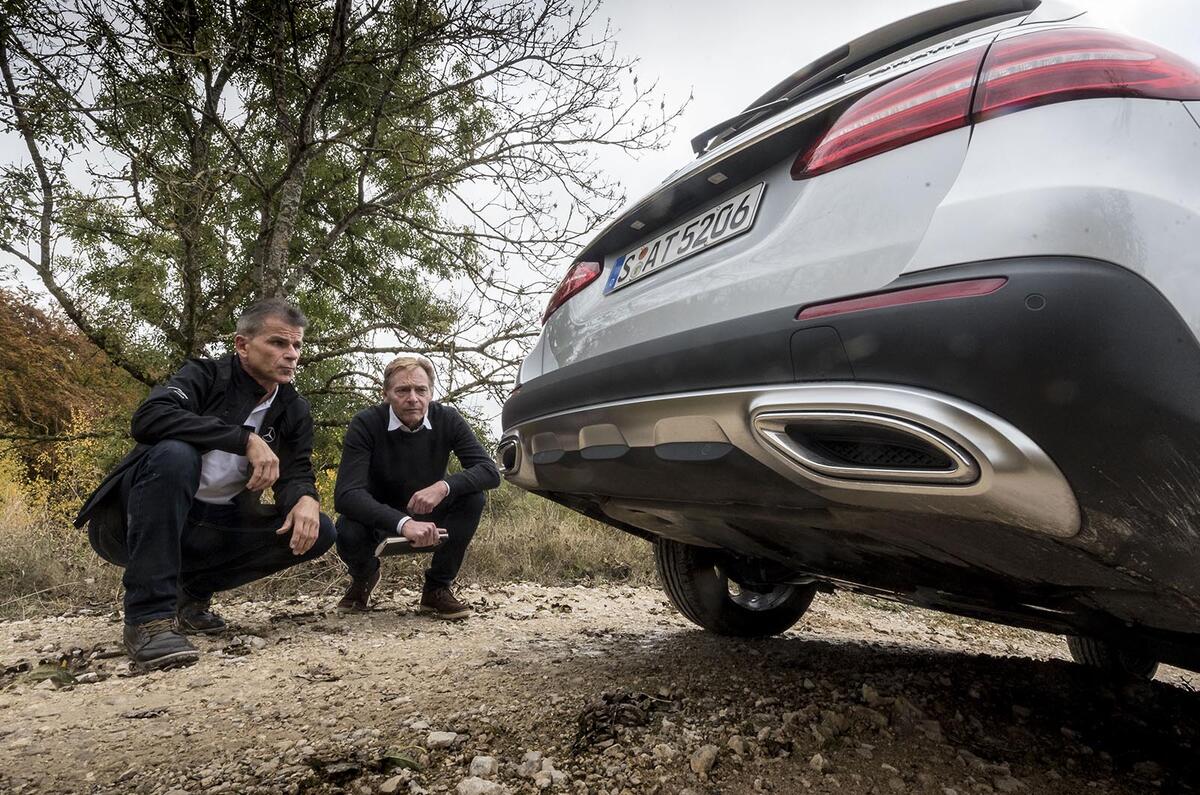 Mercedes-Benz E-Class All-Terrain - first passenger ride