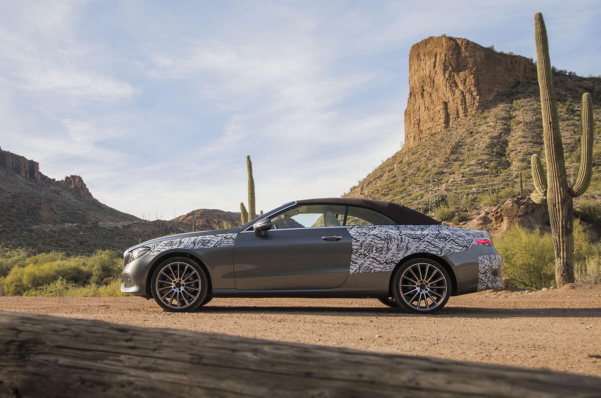 2017 Mercedes-Benz E-Class Cabriolet prototype - we take a ride