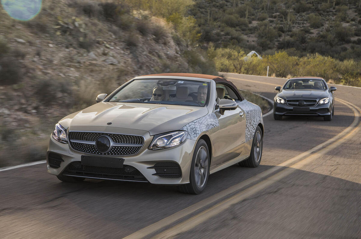 2017 Mercedes-Benz E-Class Cabriolet prototype - we take a ride