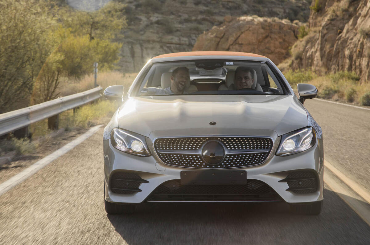 2017 Mercedes-Benz E-Class Cabriolet prototype - we take a ride