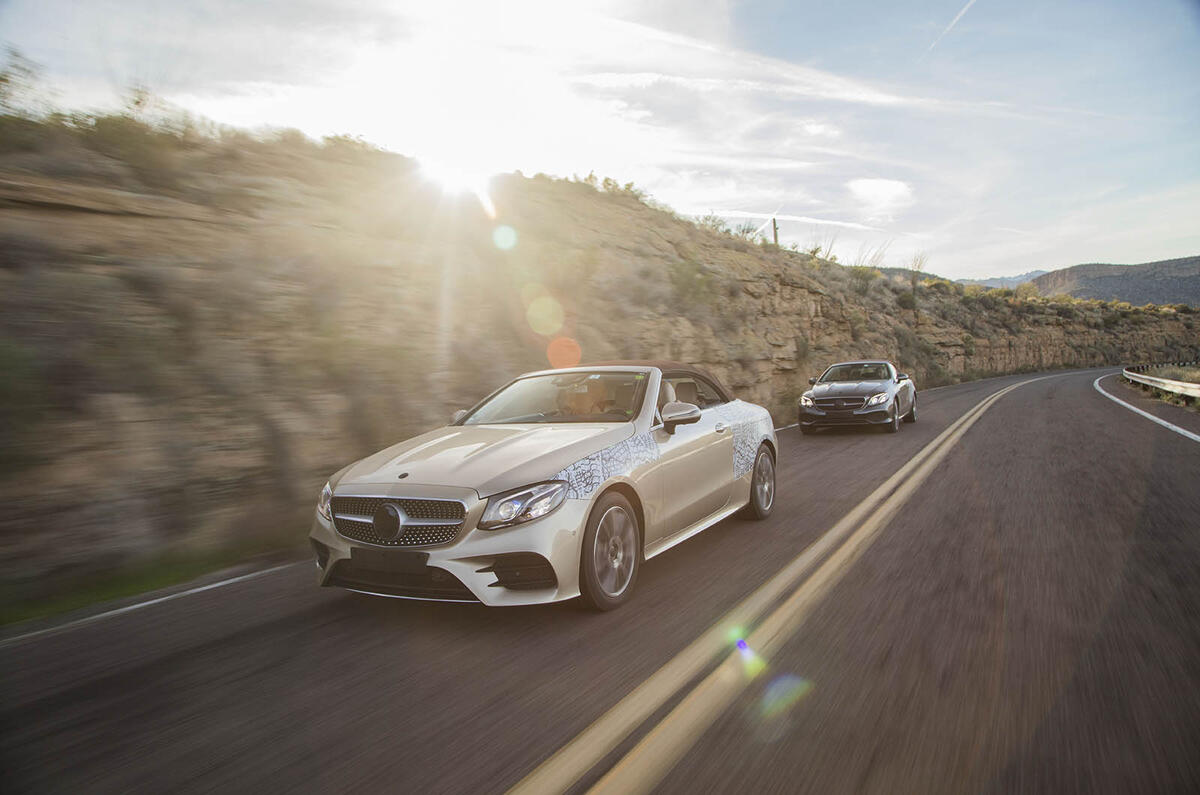 2017 Mercedes-Benz E-Class Cabriolet prototype - we take a ride
