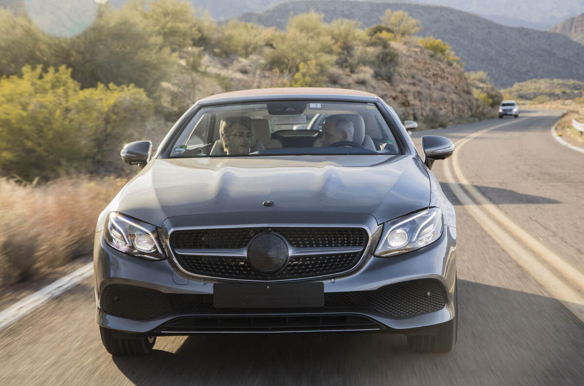 2017 Mercedes-Benz E-Class Cabriolet prototype - we take a ride