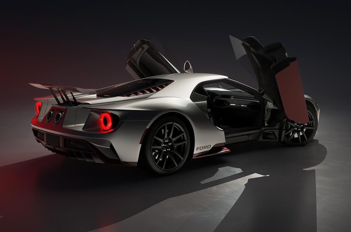 Ford GT LM rear doors open  Ford GT LM rear doors open