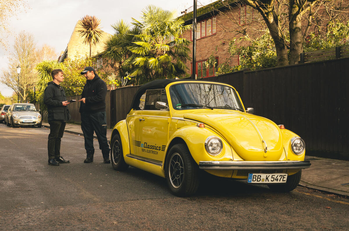 Joseph Salama and electric Beetle