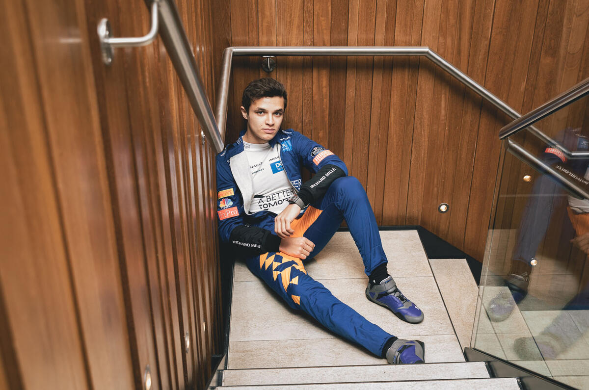 Formula One driver Lando Norris