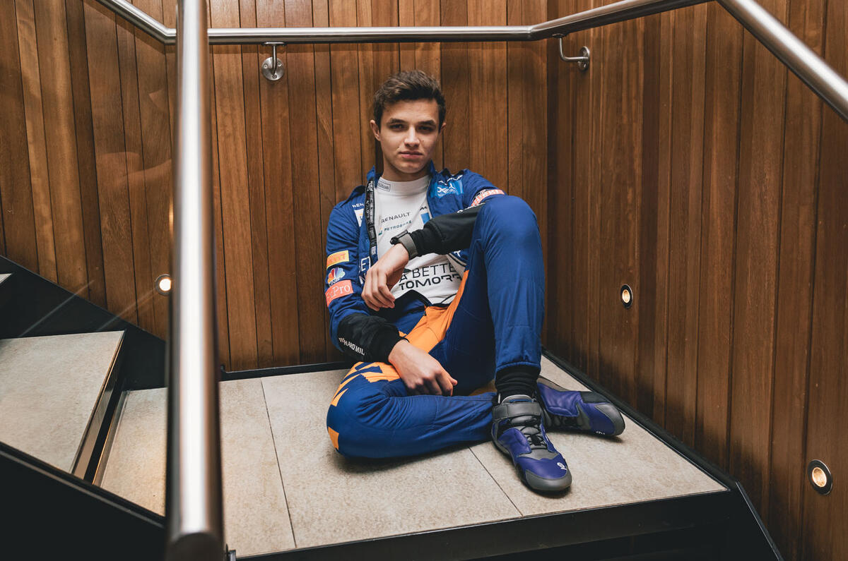 Formula One driver Lando Norris