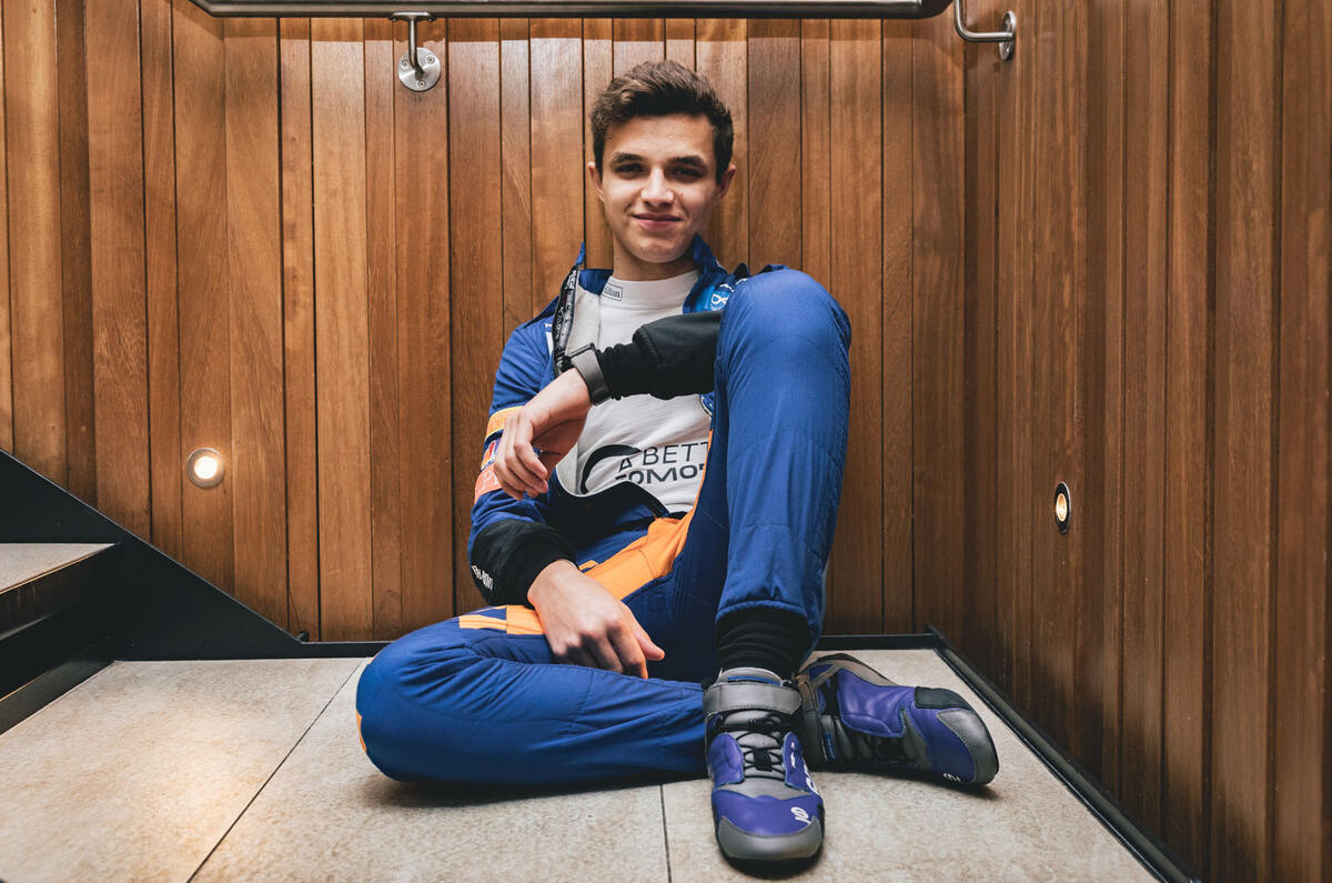 Formula One driver Lando Norris
