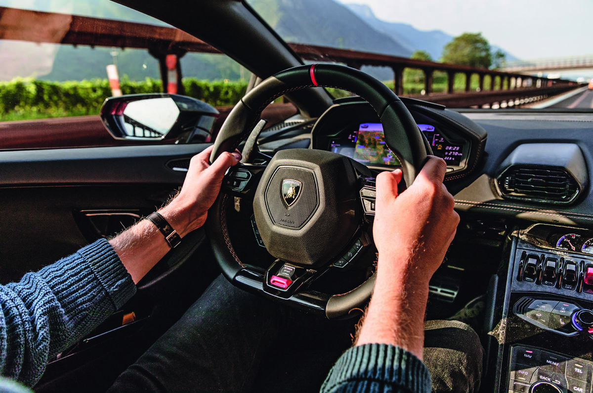 2019 Lamborghini Huracan Performante - driving