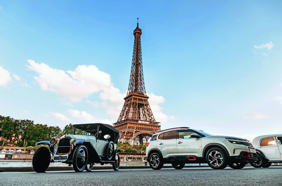 Driving a Citroen C5 Aircross to Paris