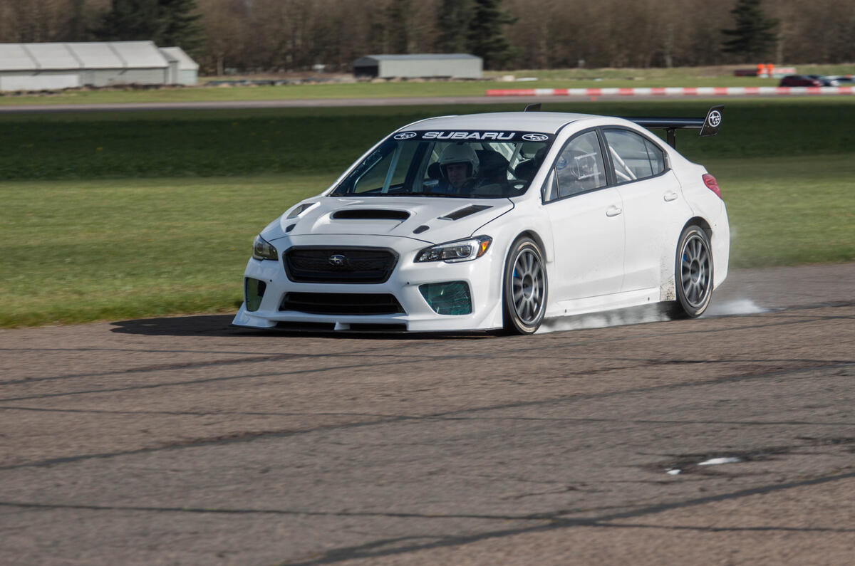 Subaru WRX STI Prodrive Isle of Man TT car