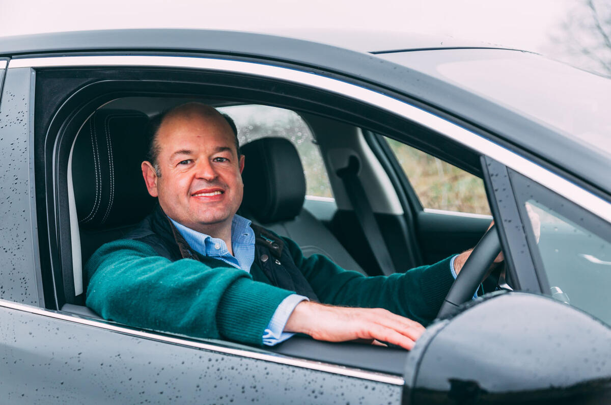 Dan Geoghegan with Jaguar I-Pace 