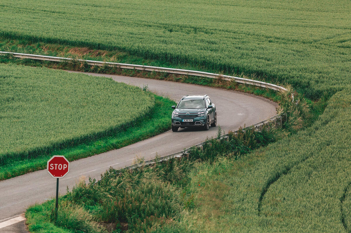 Driving a Citroen C5 Aircross to Paris