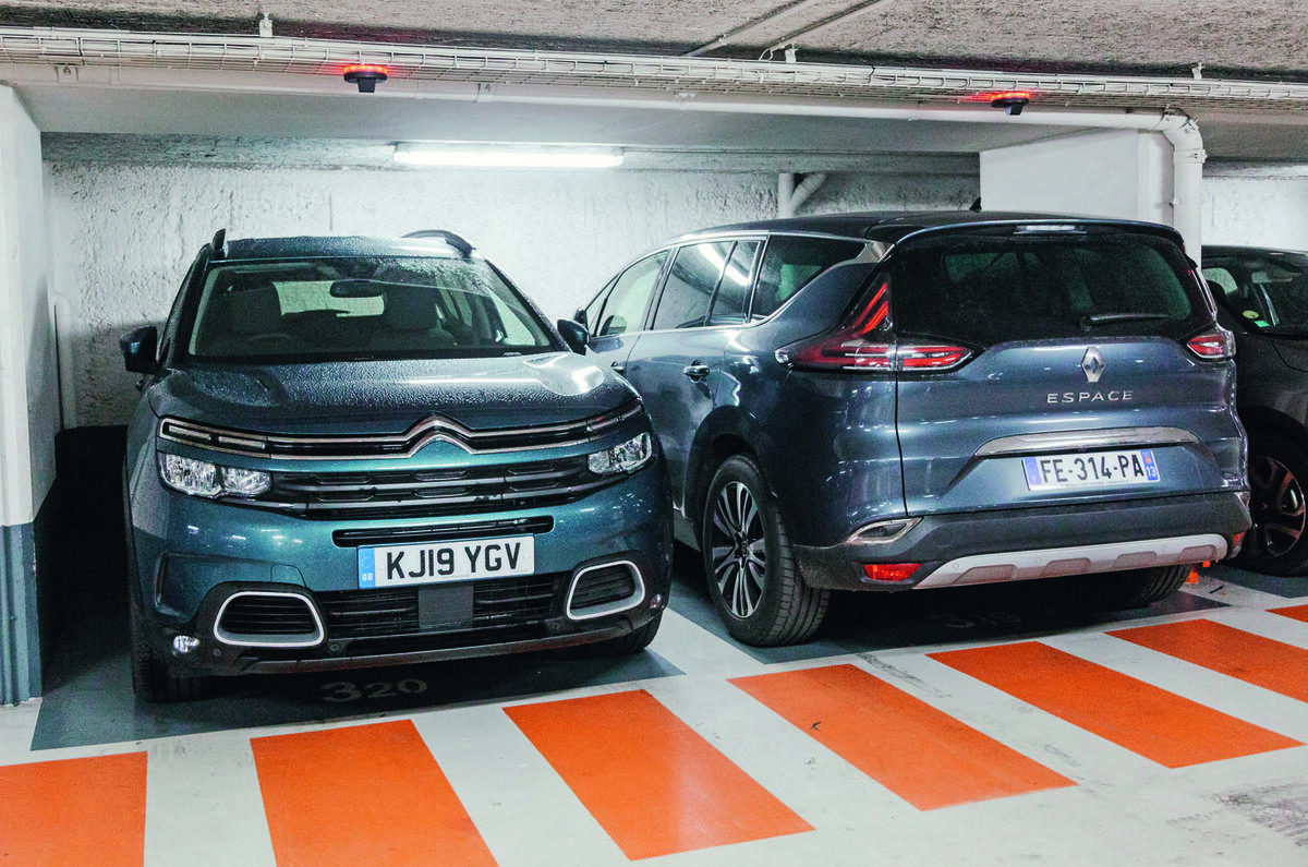 Driving a Citroen C5 Aircross to Paris