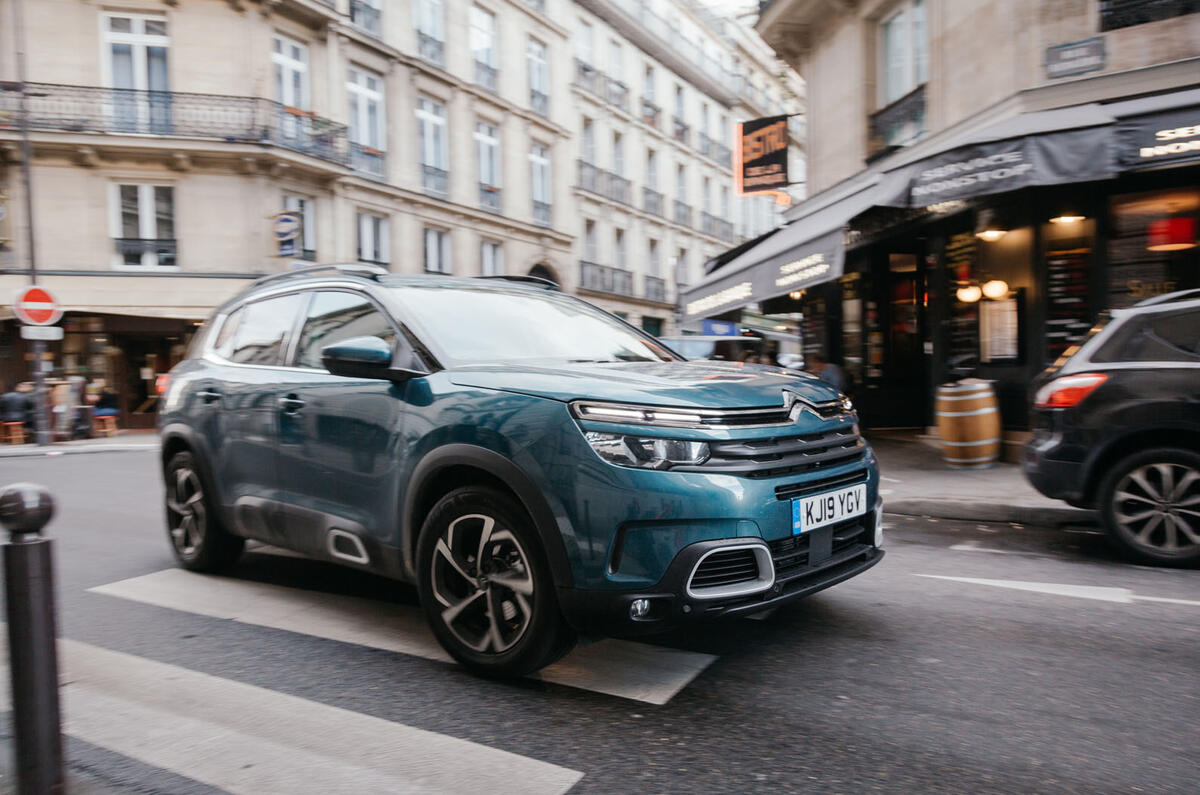 Driving a Citroen C5 Aircross to Paris
