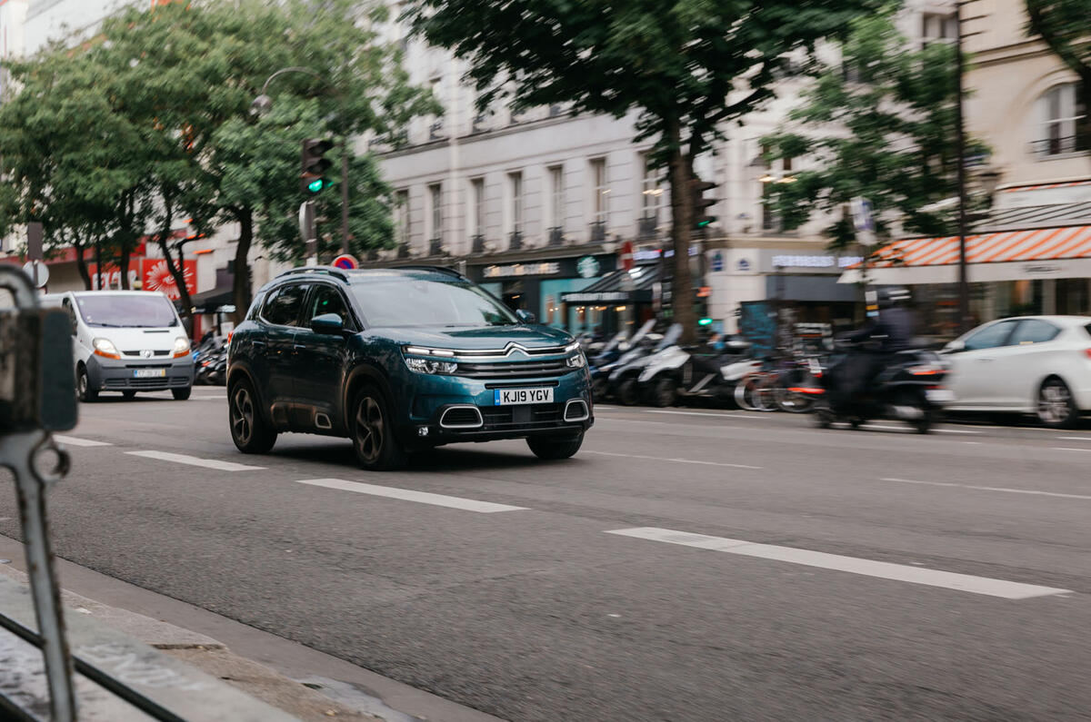 Driving a Citroen C5 Aircross to Paris