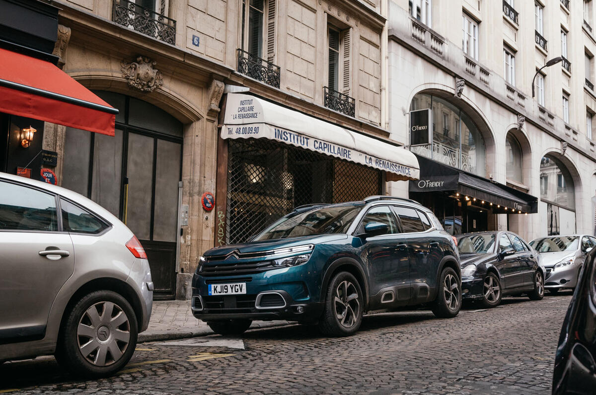 Driving a Citroen C5 Aircross to Paris