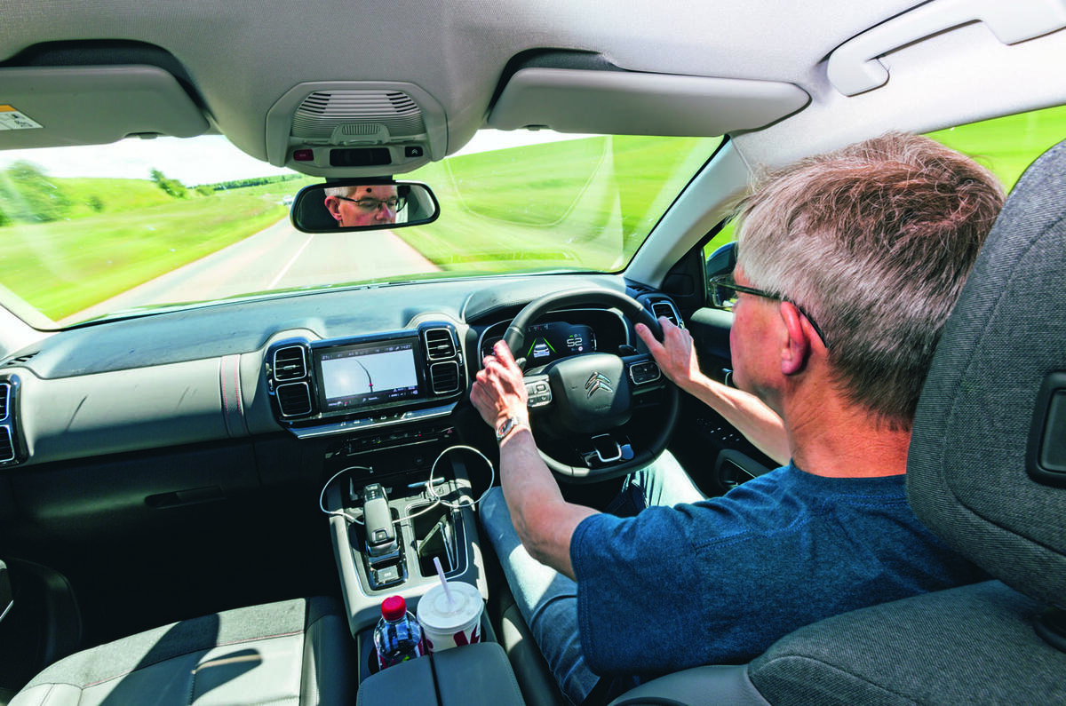 Driving a Citroen C5 Aircross to Paris