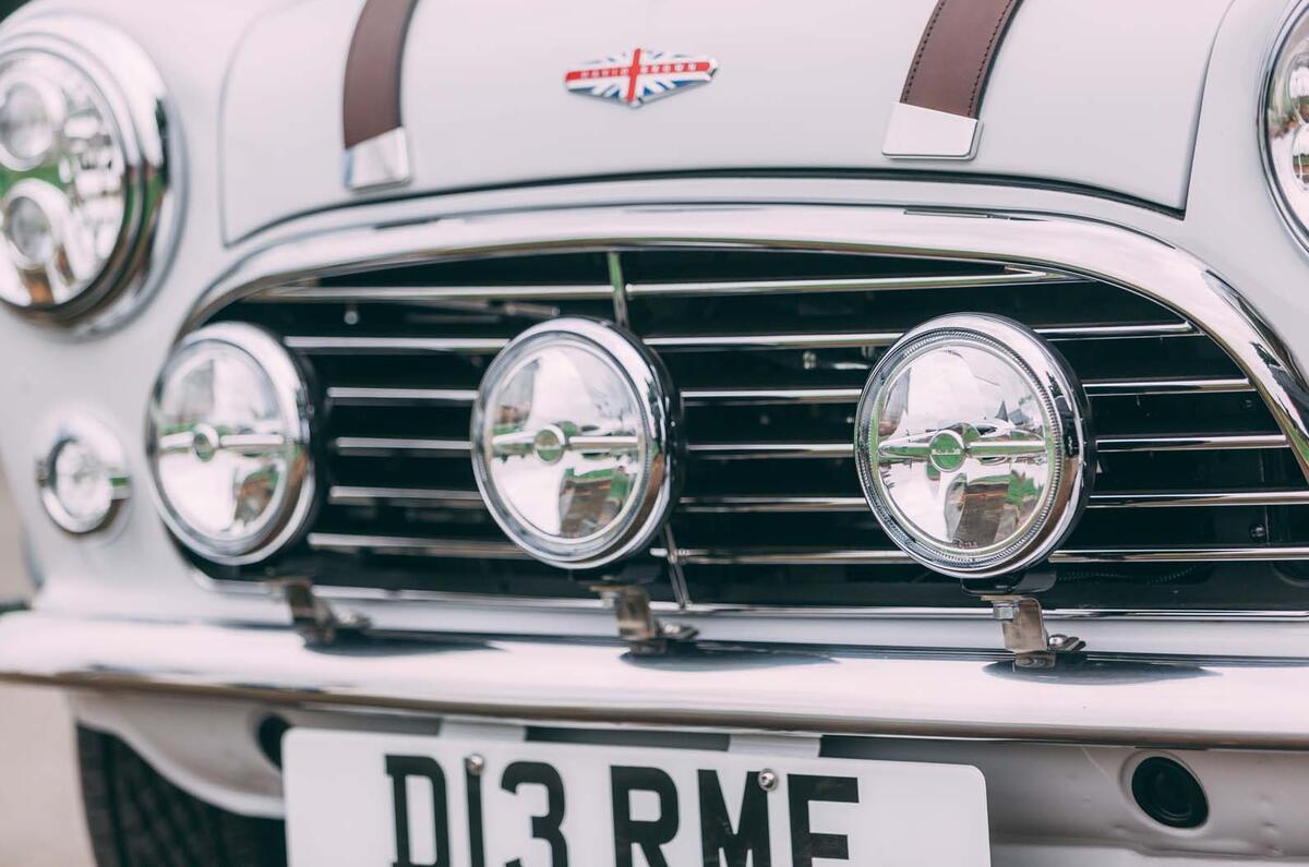 Driving the David Brown Mini Remastered in London