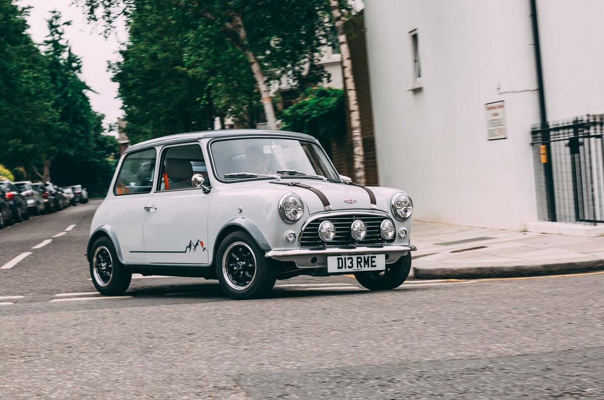 Driving the David Brown Mini Remastered in London