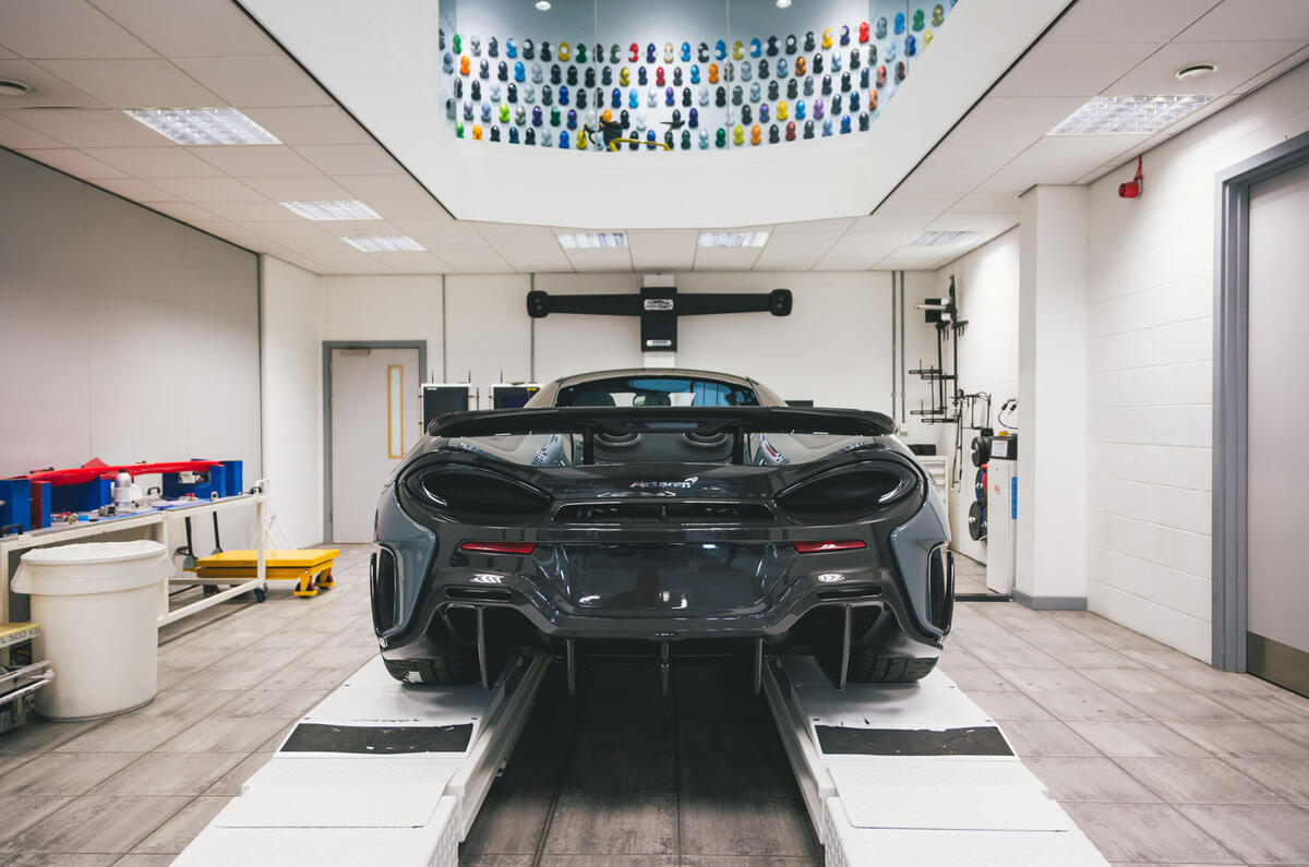 McLaren Special Operations services the F1