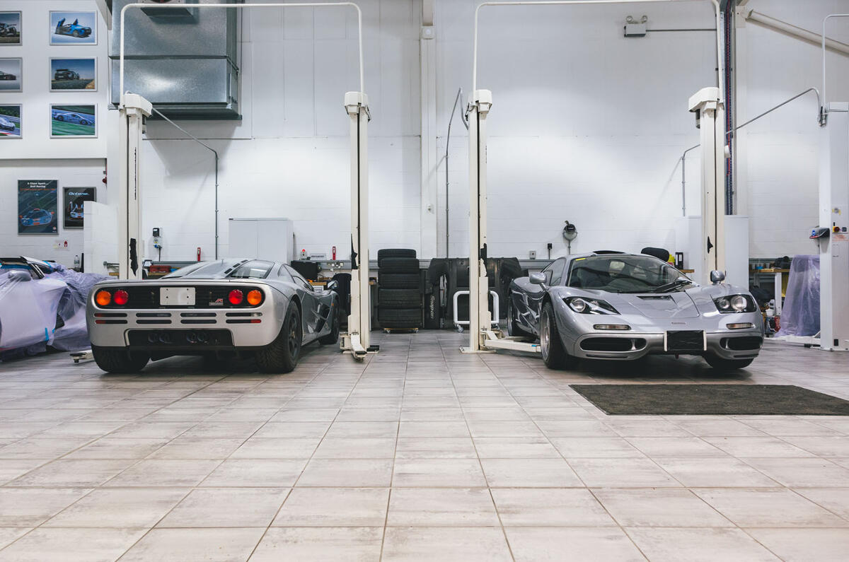 McLaren Special Operations services the F1