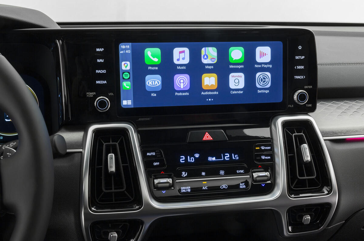 2020 Kia Sorento unveiling - infotainment 2020 Kia Sorento unveiling - infotainment