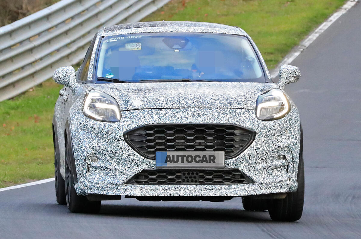 2020 Ford Puma ST prototype at Nurburgring