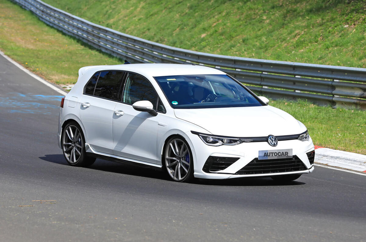 2020 Volkswagen Golf R prototype at Nurburgring 2020 Volkswagen Golf R prototype at Nurburgring