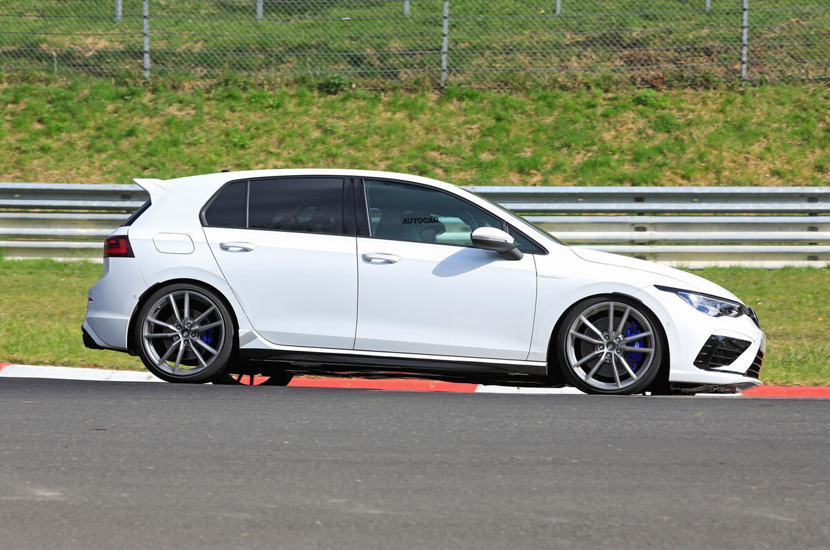 2020 Volkswagen Golf R prototype at Nurburgring 2020 Volkswagen Golf R prototype at Nurburgring
