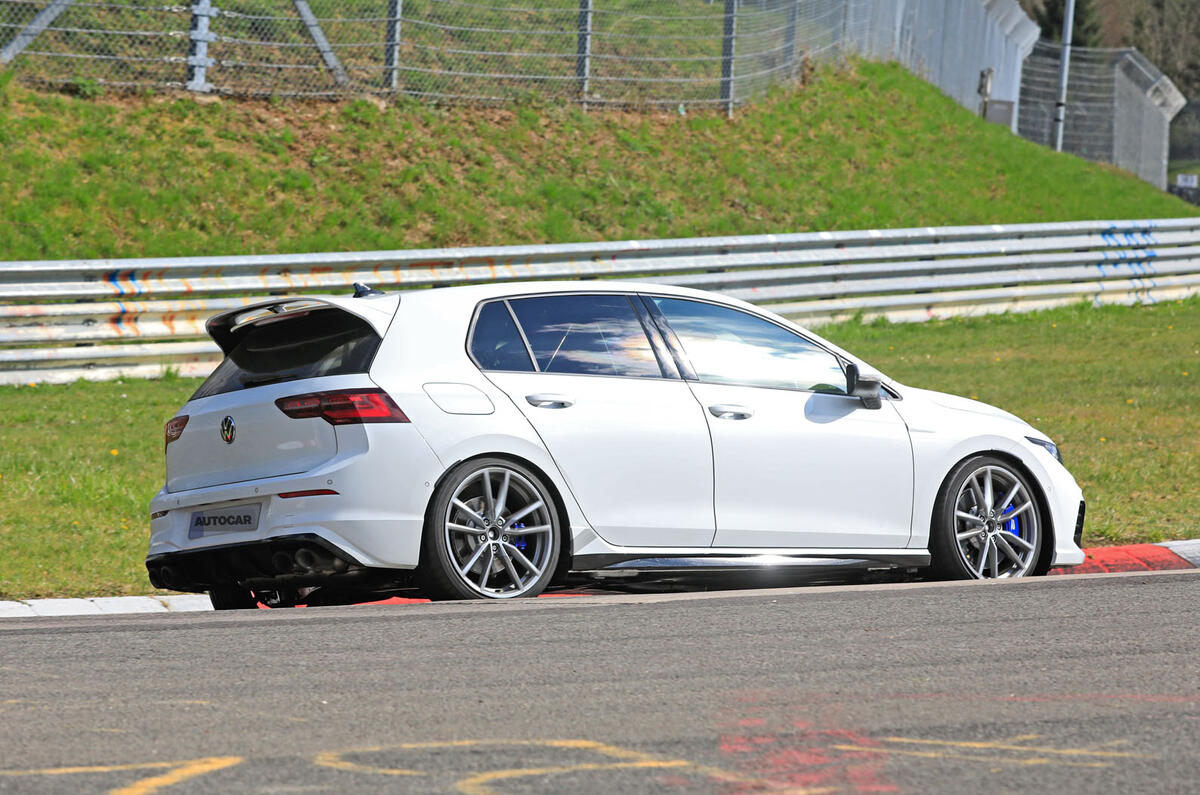 2020 Volkswagen Golf R prototype at Nurburgring 2020 Volkswagen Golf R prototype at Nurburgring