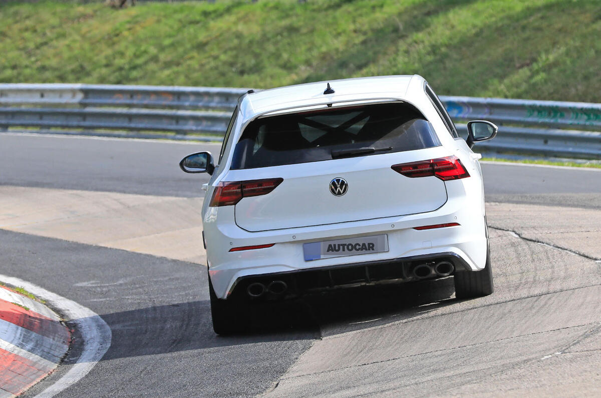 2020 Volkswagen Golf R prototype at Nurburgring 2020 Volkswagen Golf R prototype at Nurburgring