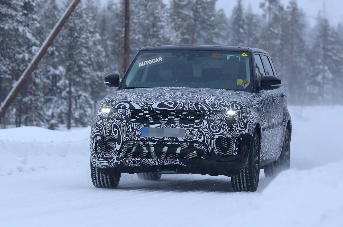 Range Rover Sport plug-in hybrid prototype