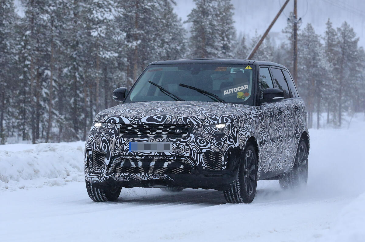 Range Rover Sport plug-in hybrid prototype