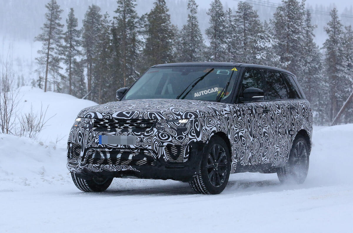 Range Rover Sport plug-in hybrid prototype
