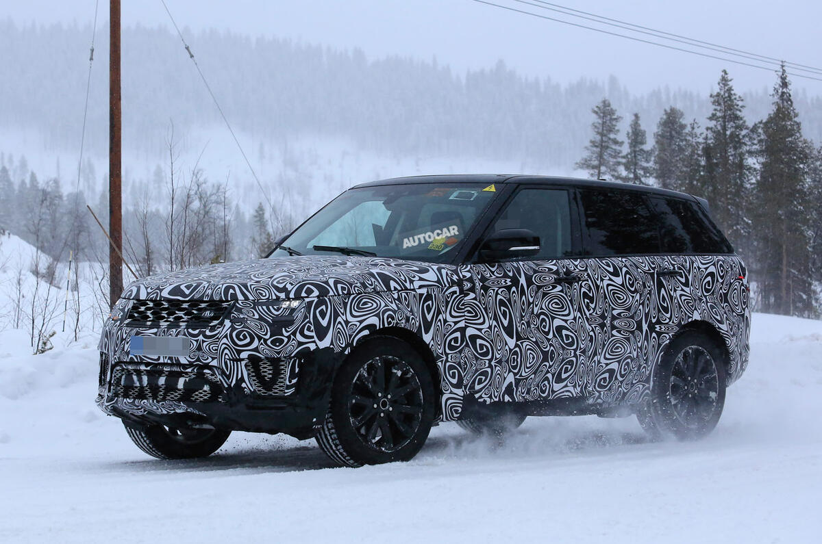 Range Rover Sport plug-in hybrid prototype