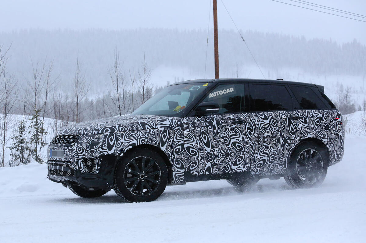 Range Rover Sport plug-in hybrid prototype
