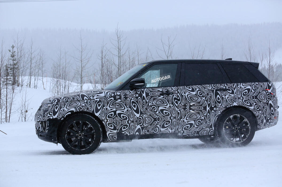 Range Rover Sport plug-in hybrid prototype