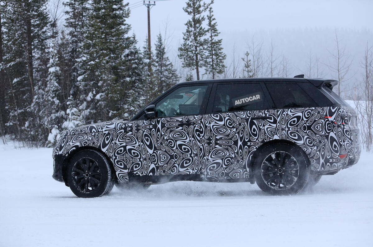 Range Rover Sport plug-in hybrid prototype