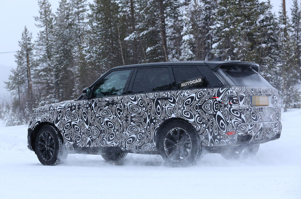 Range Rover Sport plug-in hybrid prototype