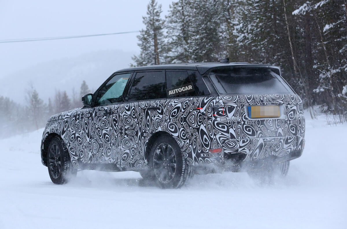 Range Rover Sport plug-in hybrid prototype