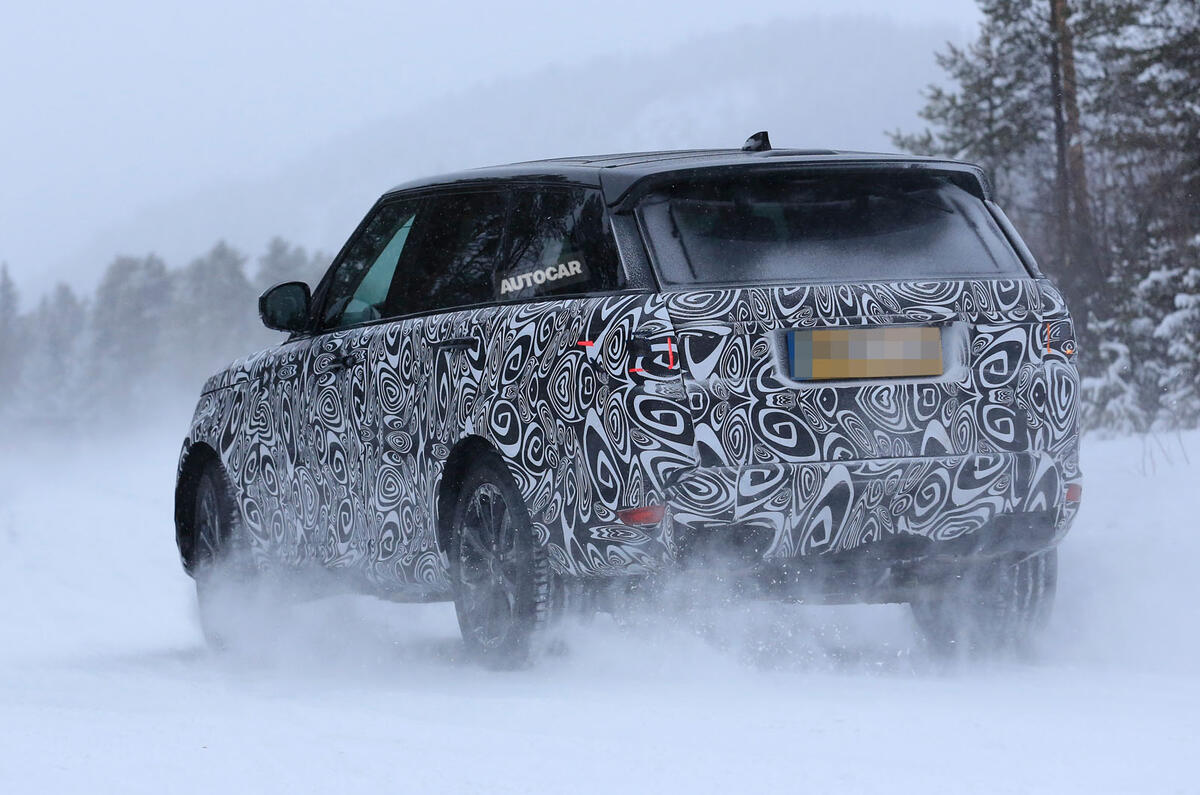 Range Rover Sport plug-in hybrid prototype
