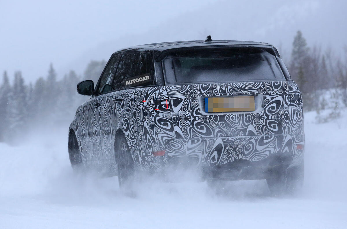Range Rover Sport plug-in hybrid prototype