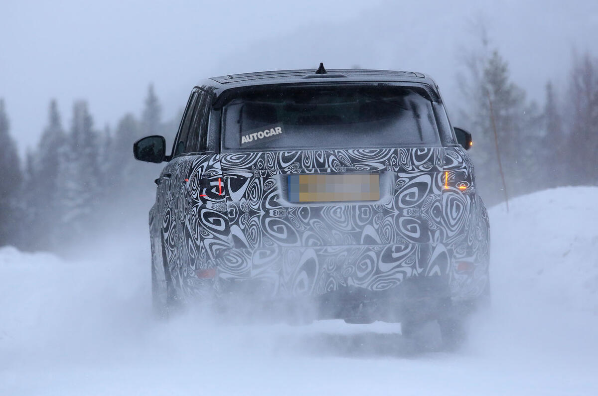 Range Rover Sport plug-in hybrid prototype