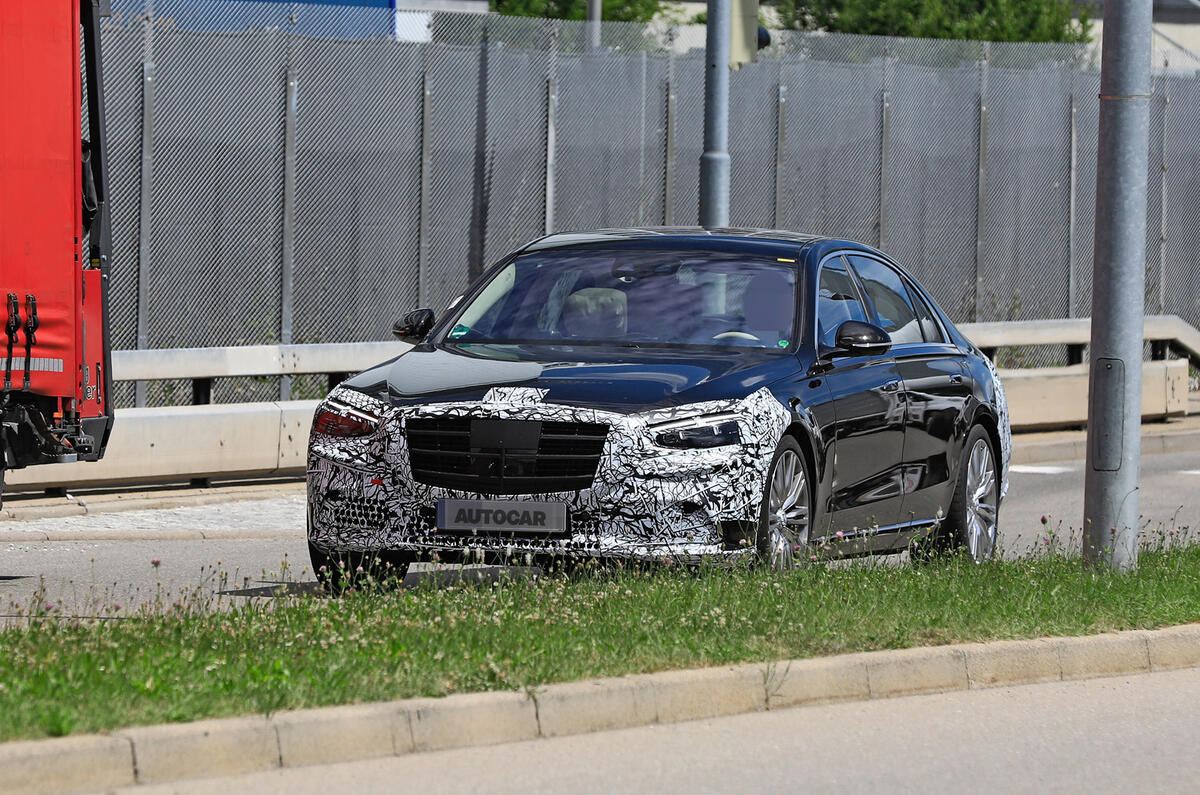 2021 Mercedes-Benz S-Class prototype 2021 Mercedes-Benz S-Class prototype