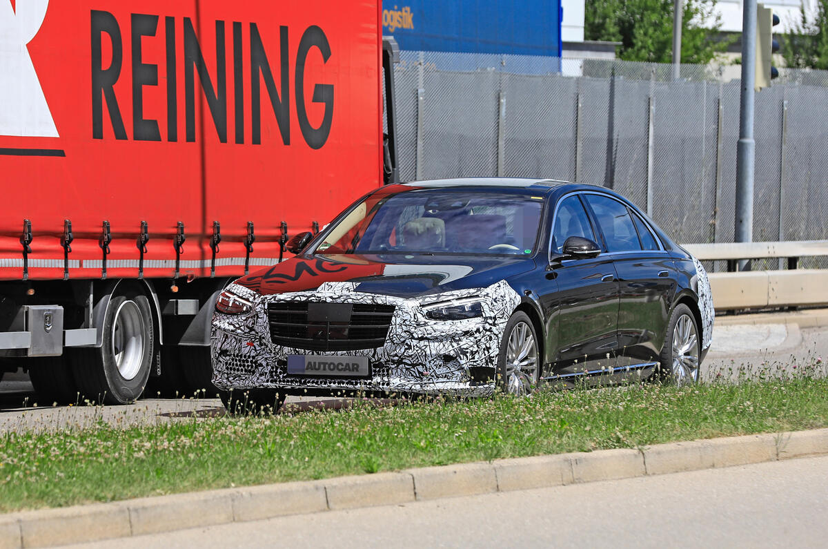 2021 Mercedes-Benz S-Class prototype 2021 Mercedes-Benz S-Class prototype
