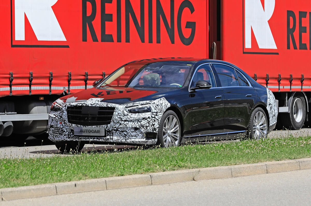 2021 Mercedes-Benz S-Class prototype 2021 Mercedes-Benz S-Class prototype